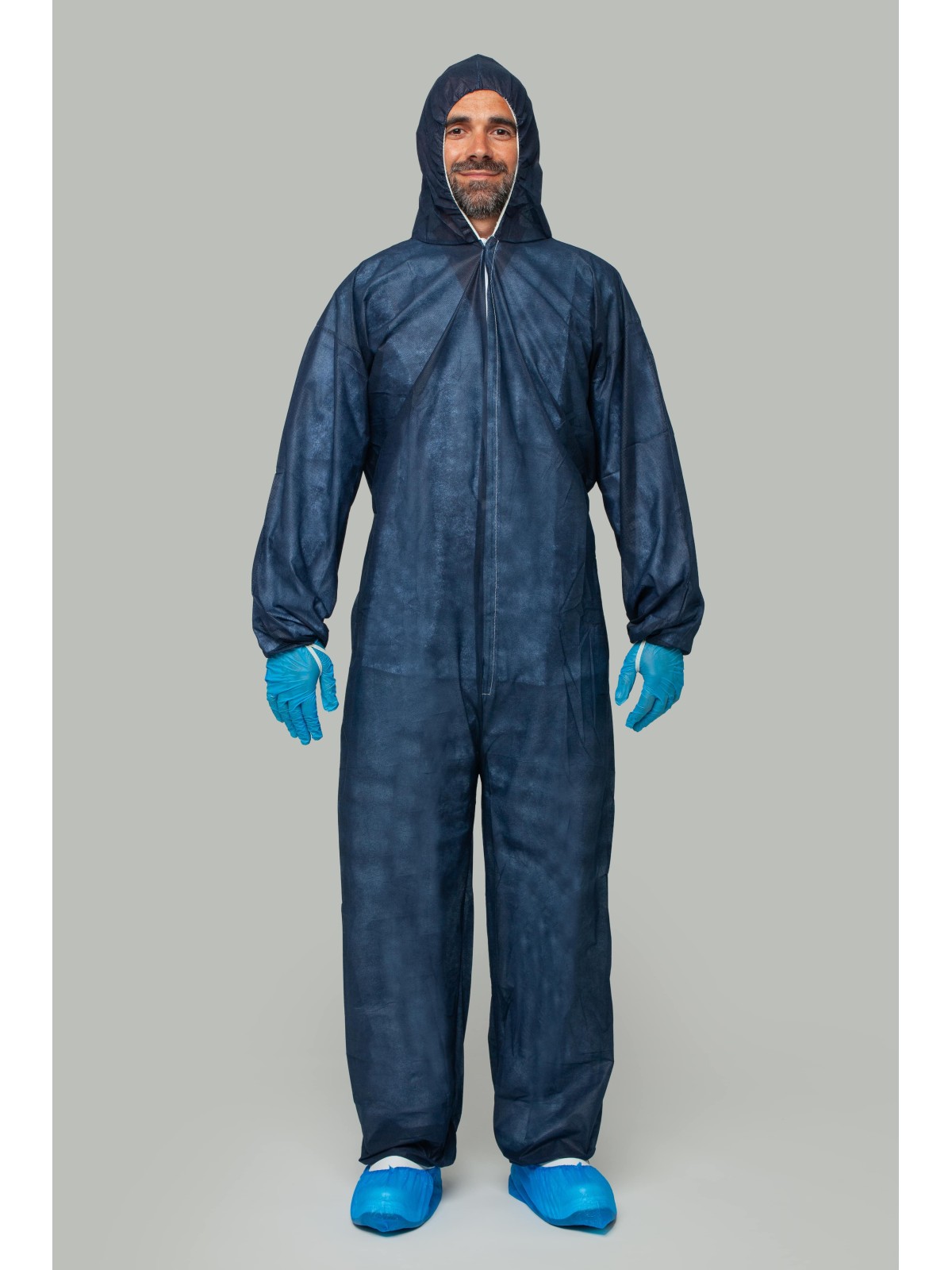 Buzo desechable marino PP 35g/m² | KiotechProtección