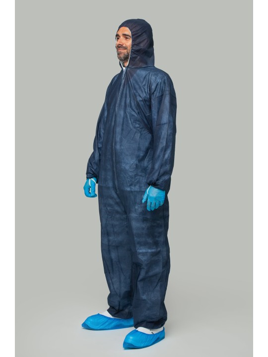 Buzo desechable marino PP 35g/m² | KiotechProtección