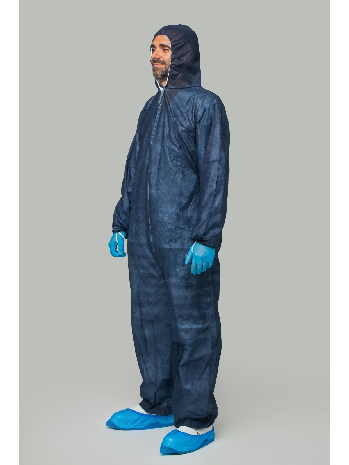 Buzo desechable marino PP 35g/m² | KiotechProtección