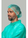 Gorro desechable verde PP 12g/m² | KiotechProtección