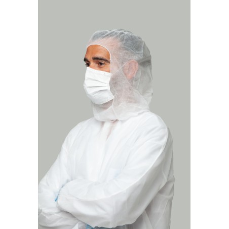 Burka Desechable de Trabajo Blanco - Kiotechprotección