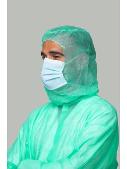 Burka Desechable de Trabajo Verde - Kiotechprotección
