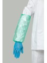 Cubre mangas desechable verde PE galga 80 | KiotechProtección