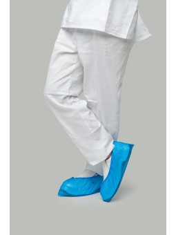 Cubre zapatos desechable azul CPE | KiotechProtección