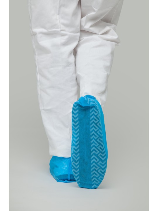 Cubre zapatos antideslizante azul PP | KiotechProtección