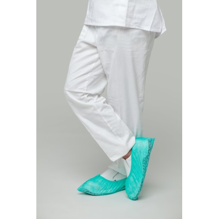 Cubre zapatos antideslizante verde PP | KiotechProtección