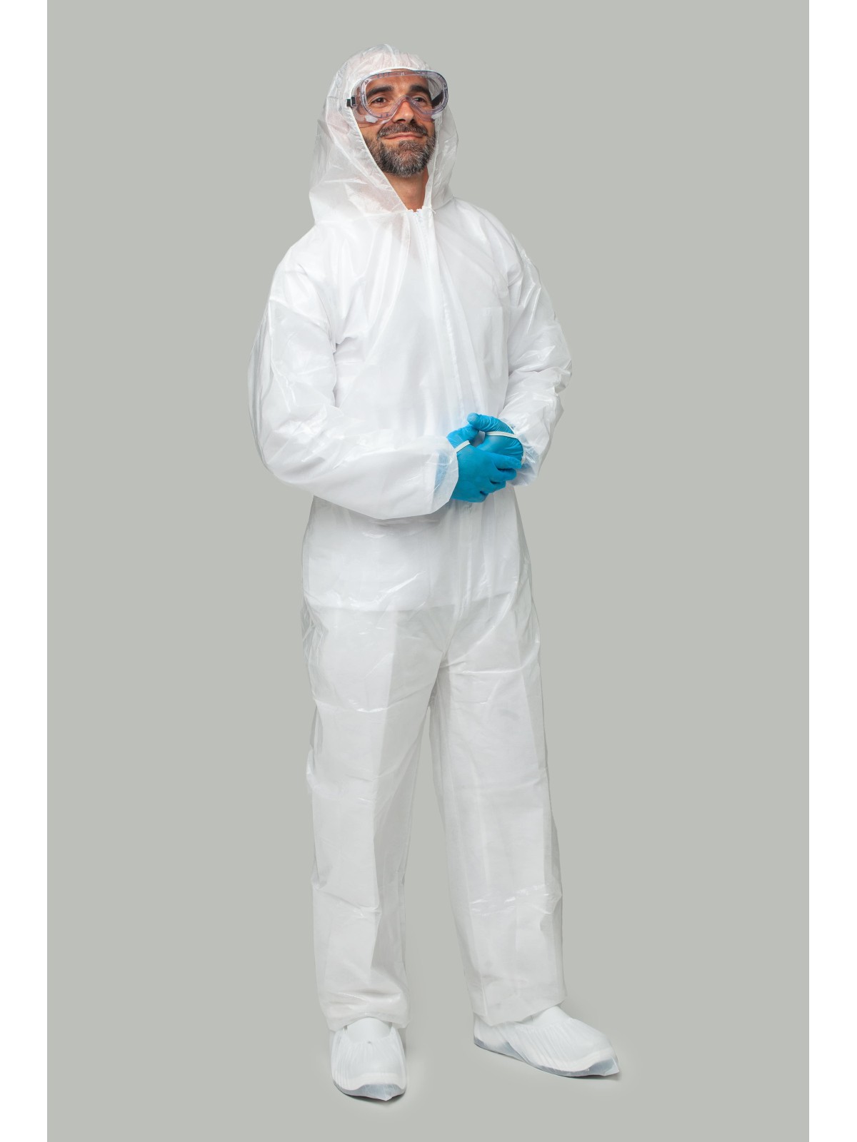 Buzo desechable laminado 40g/m² PP+PE | KiotechProtección