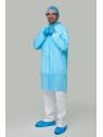 Bata desechable azul PP 30g/m² | KiotechProtección