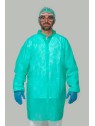 Bata desechable verde PP 30g/m² | KiotechProtección