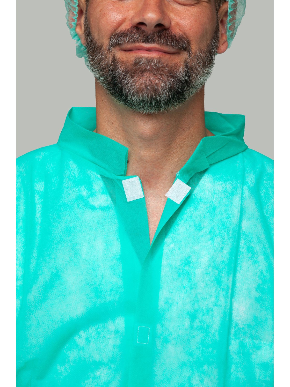 Bata desechable verde PP 30g/m² | KiotechProtección