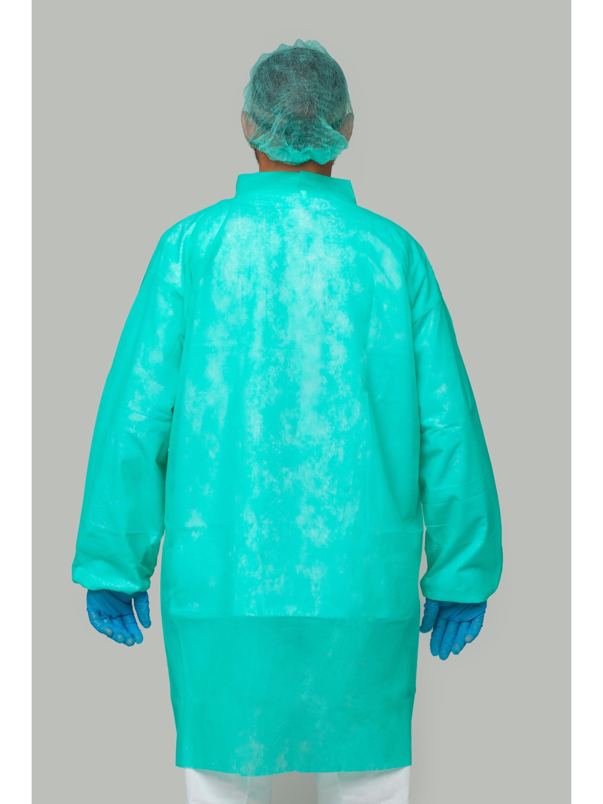 Bata desechable verde PP 30g/m² | KiotechProtección