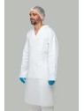 Delantal desechable blanco PE galga 80 | KiotechProtección
