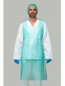 Delantal desechable verde PE galga 80 | KiotechProtección